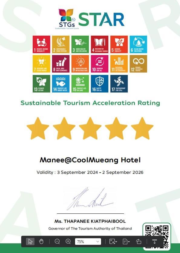Hotel Manee Cool Mueang Chiang Mai Zewnętrze zdjęcie